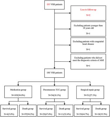 Analysis of influencing factors for prognosis of patients with ventricular septal perforation: A single-center retrospective study
